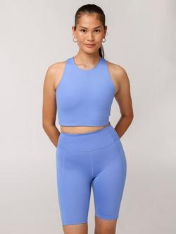 Girlfriend Collective Dylan Tank Sports Bra, Periwinkle
