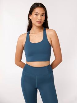 Girlfriend Collective Paloma Racerback Sports Bra, Blue