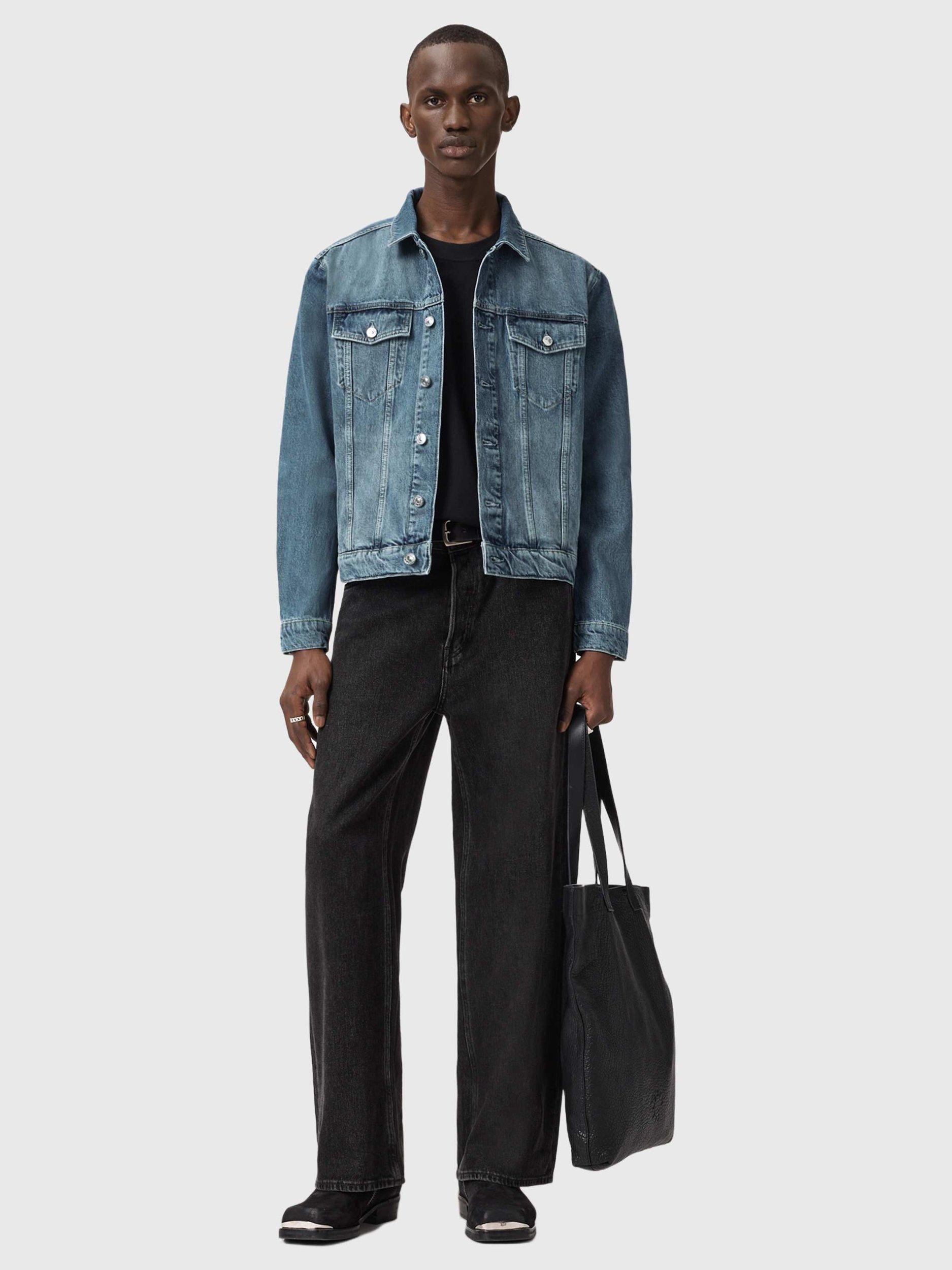 Product image 6 of 8, which shows AllSaints Inveroy Denim Jacket, Washed Indigo, L
