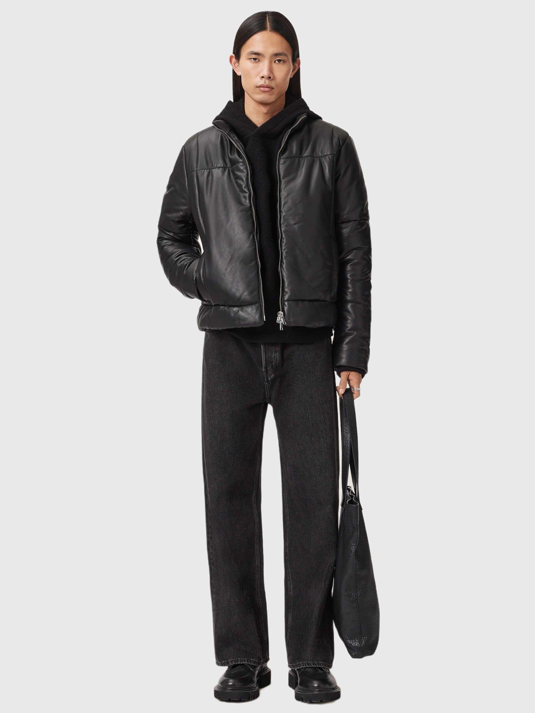 Product image 7 of 7, which shows AllSaints Marko Pure Wool Hoodie, Black, L