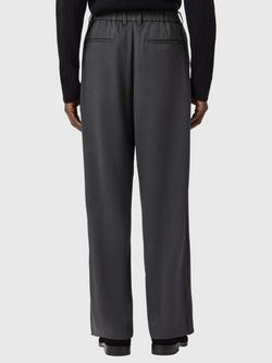 Reiss Halla Chinos containing LENZING™ ECOVERO™ Viscose, Grey Charcoal - view 2, Grey Charcoal