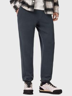 AllSaints Havenb Organic Cotton Loose Tapered Joggers, Moonstone Blue