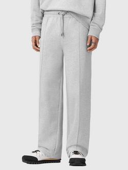 AllSaints Milo Organic Cotton Joggers, Grey Mid