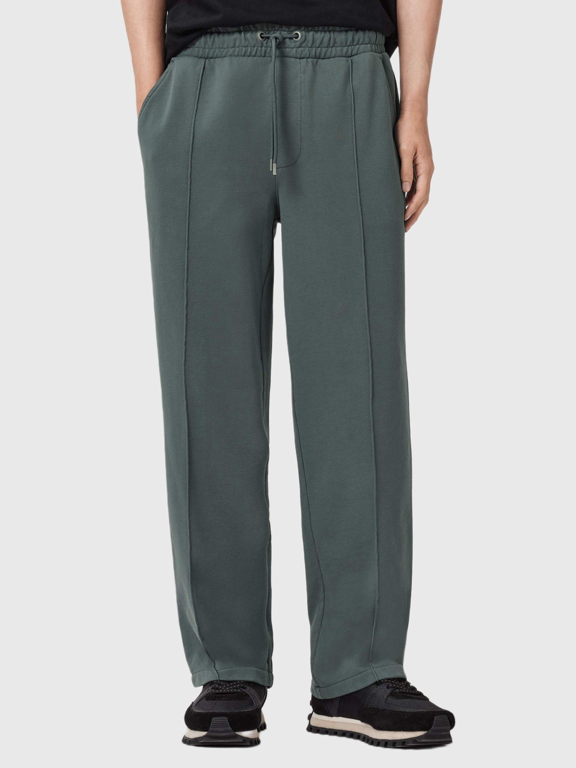 Product image 1 of 7, which shows AllSaints Milo Organic Cotton Joggers, Blue Mid, XS