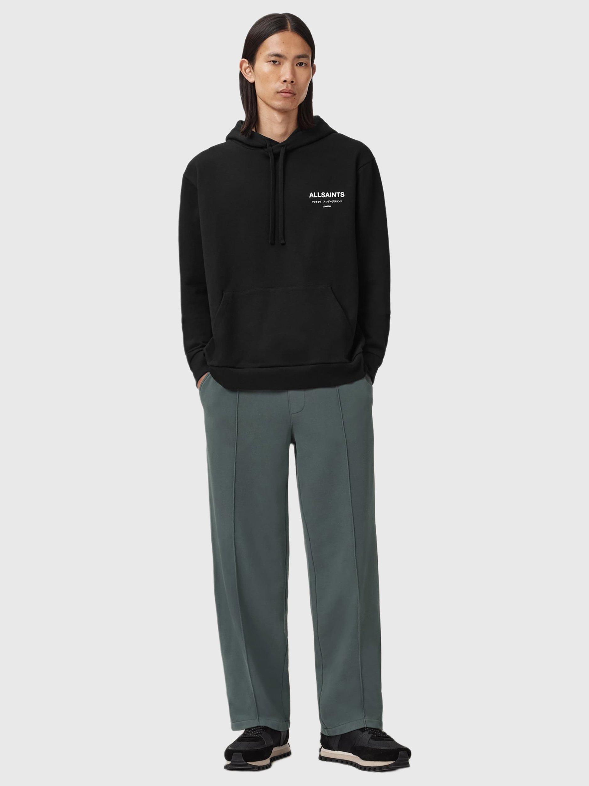 Product image 3 of 7, which shows AllSaints Milo Organic Cotton Joggers, Blue Mid, XS