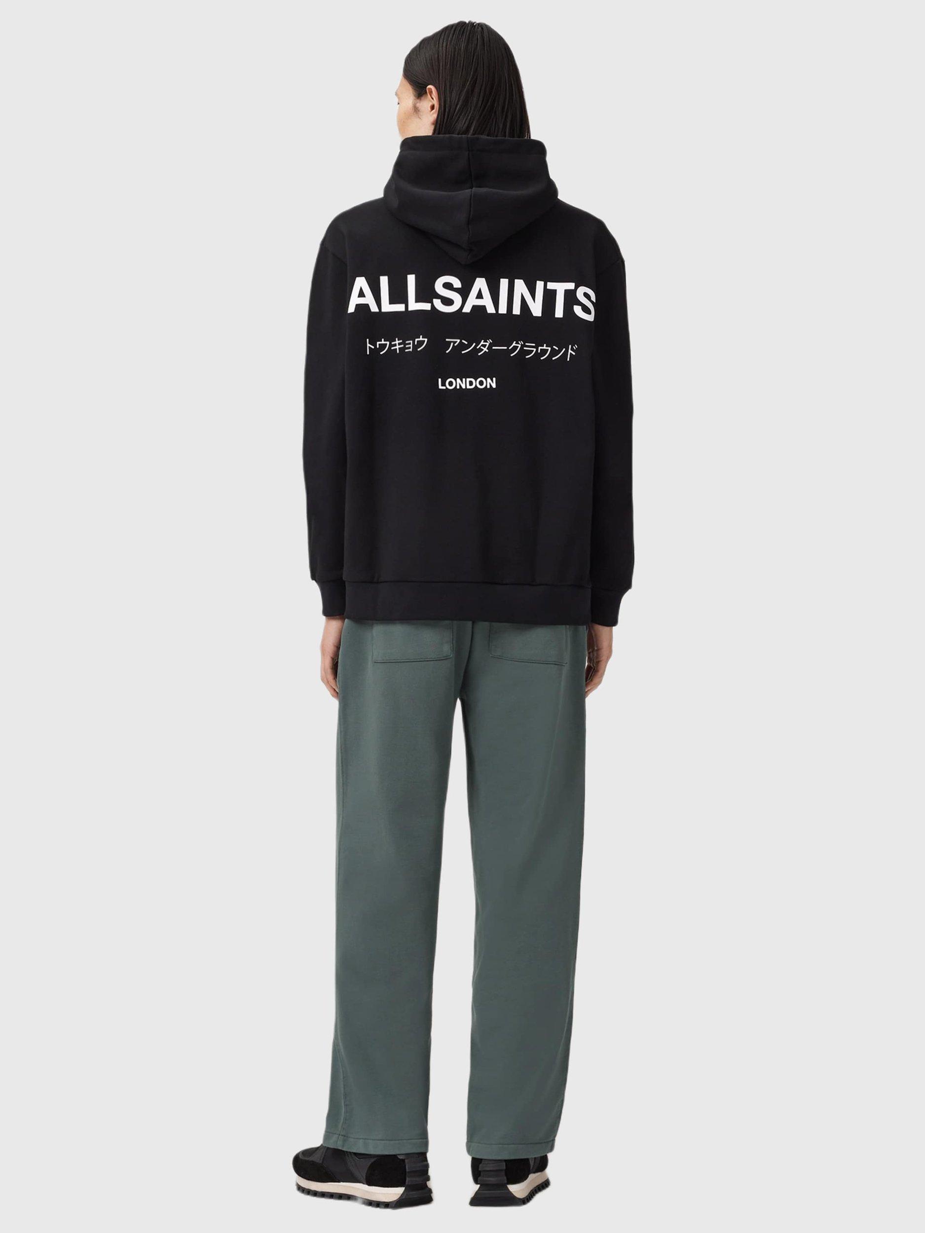 Product image 7 of 7, which shows AllSaints Milo Organic Cotton Joggers, Blue Mid, XS