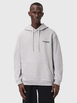 AllSaints Halcyon Relaxed Fit Hoodie, Grey, Grey