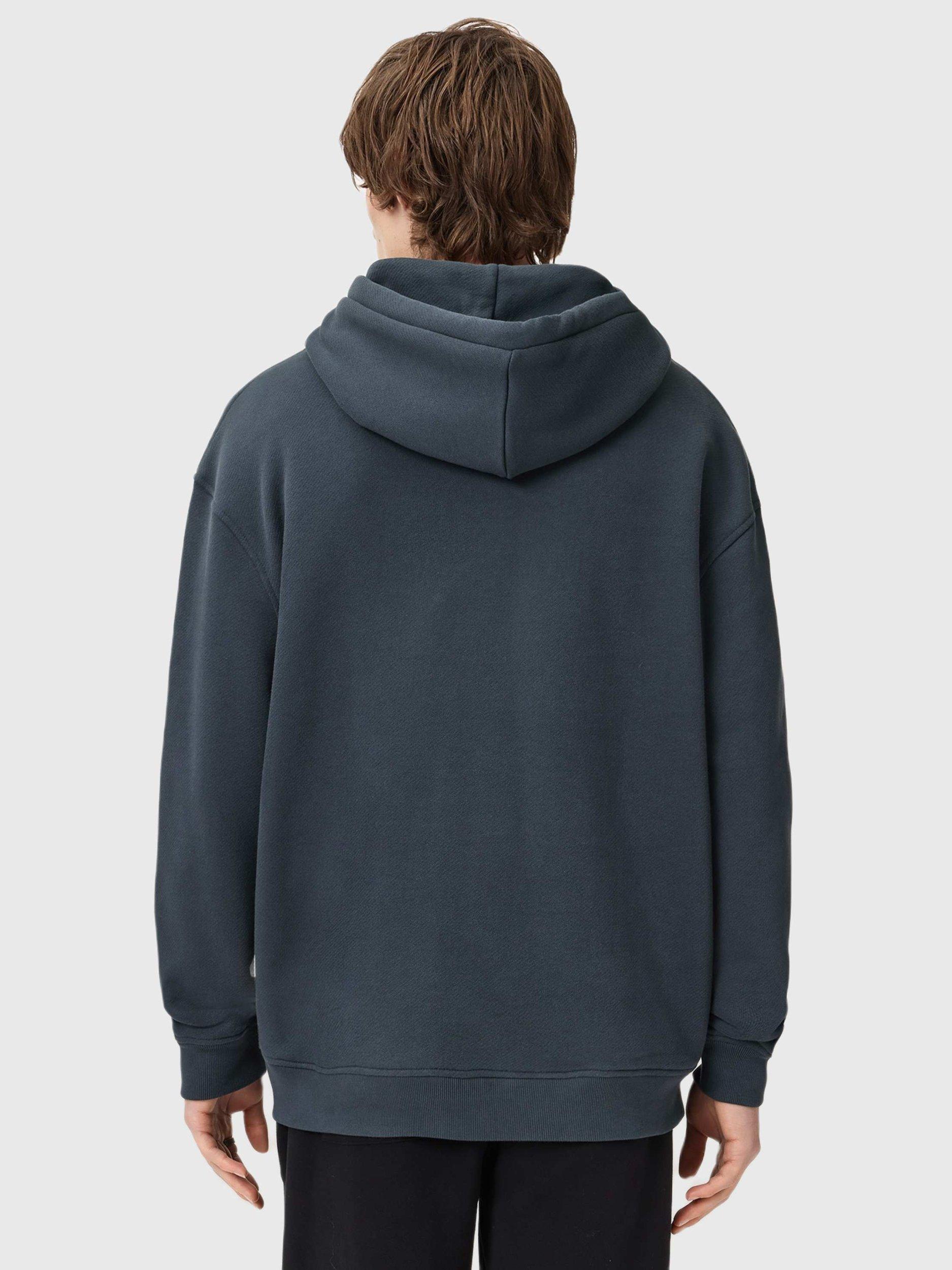 Product image 2 of 6, which shows AllSaints Haven Loose Fit Hoodie, Blue, L