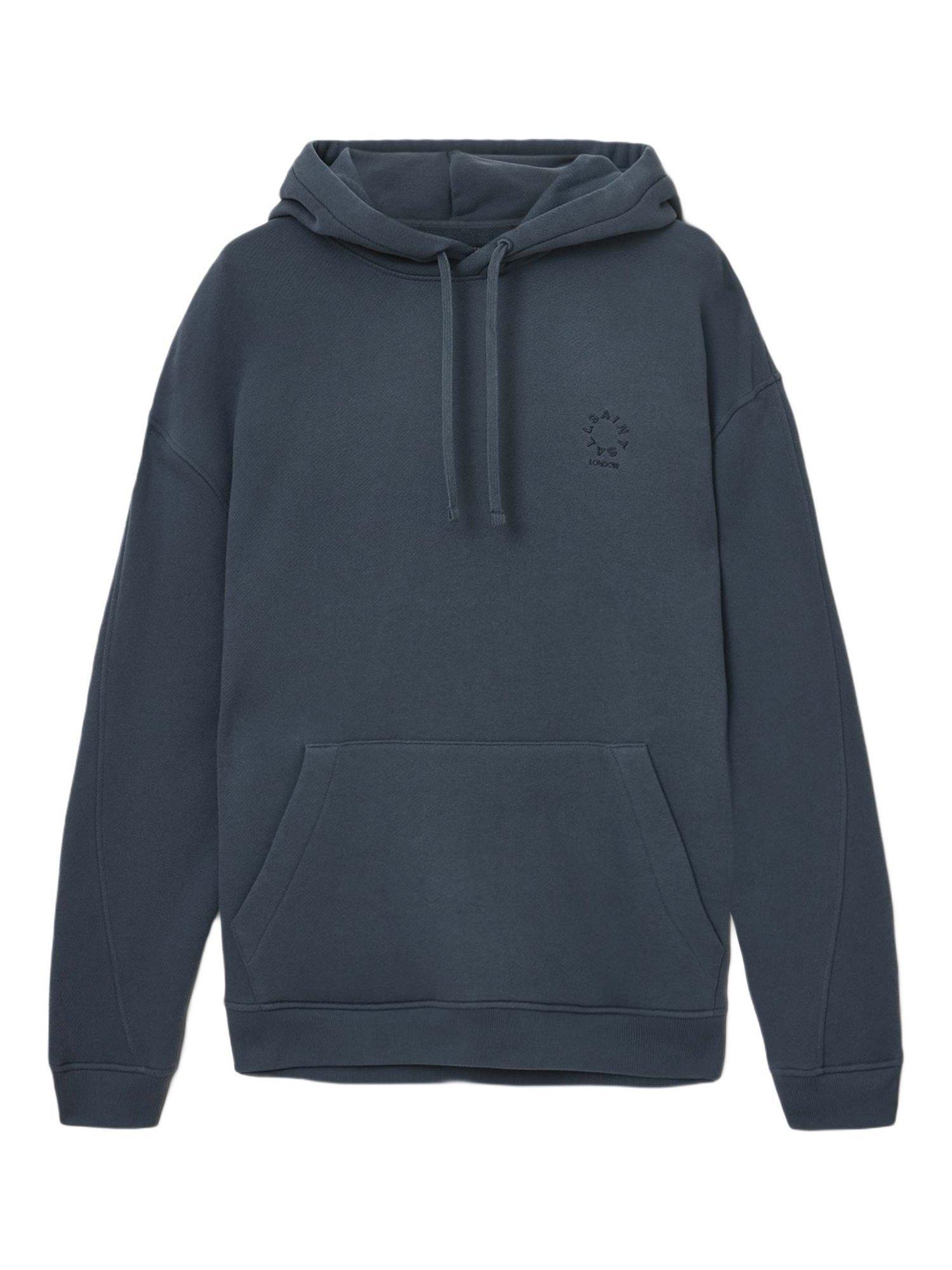 Product image 4 of 6, which shows AllSaints Haven Loose Fit Hoodie, Blue, L