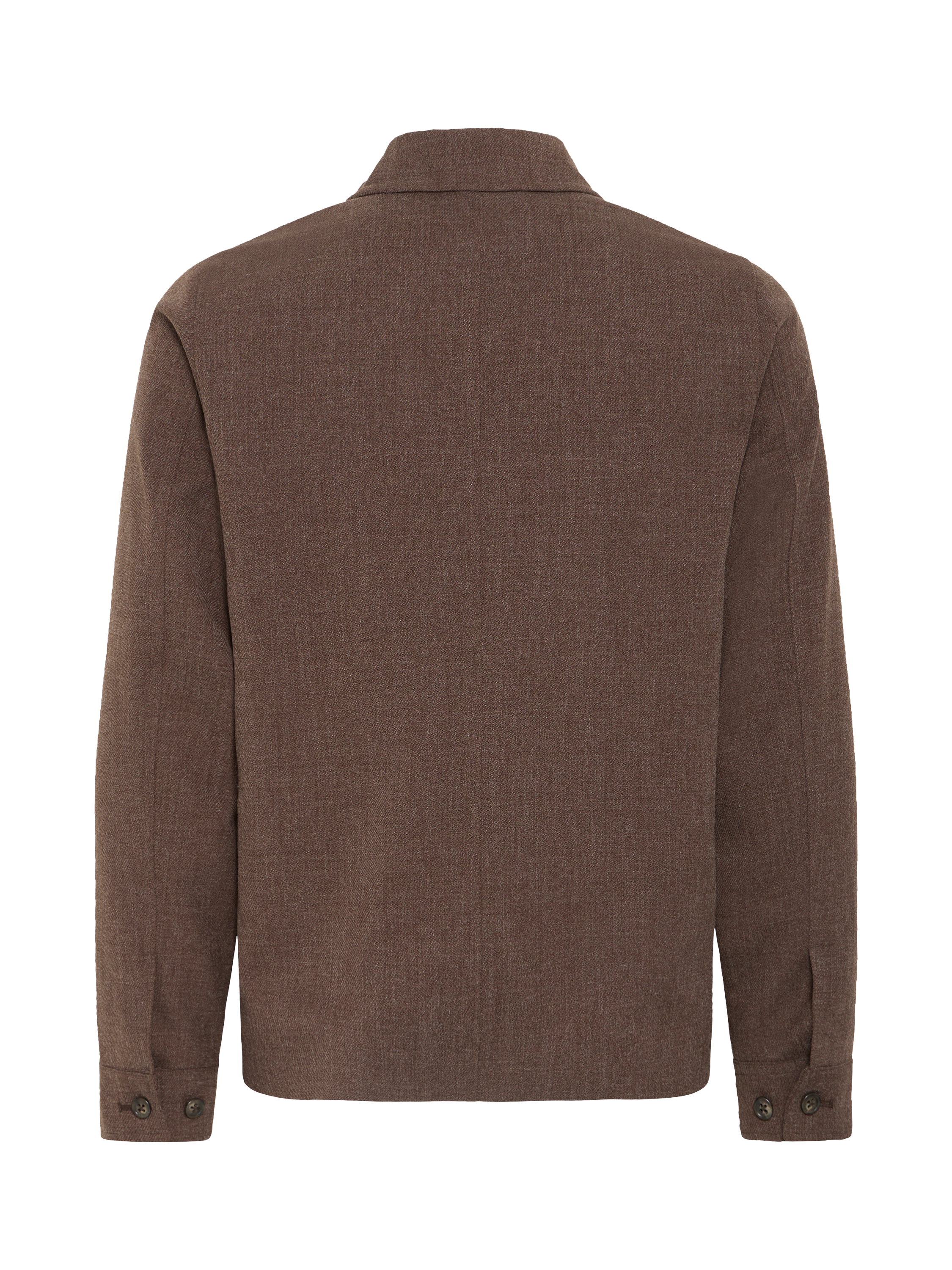 Product image 6 of 7, which shows Casual Friday Charles Melange Lightweight Shacket, Demitasse Melange, S