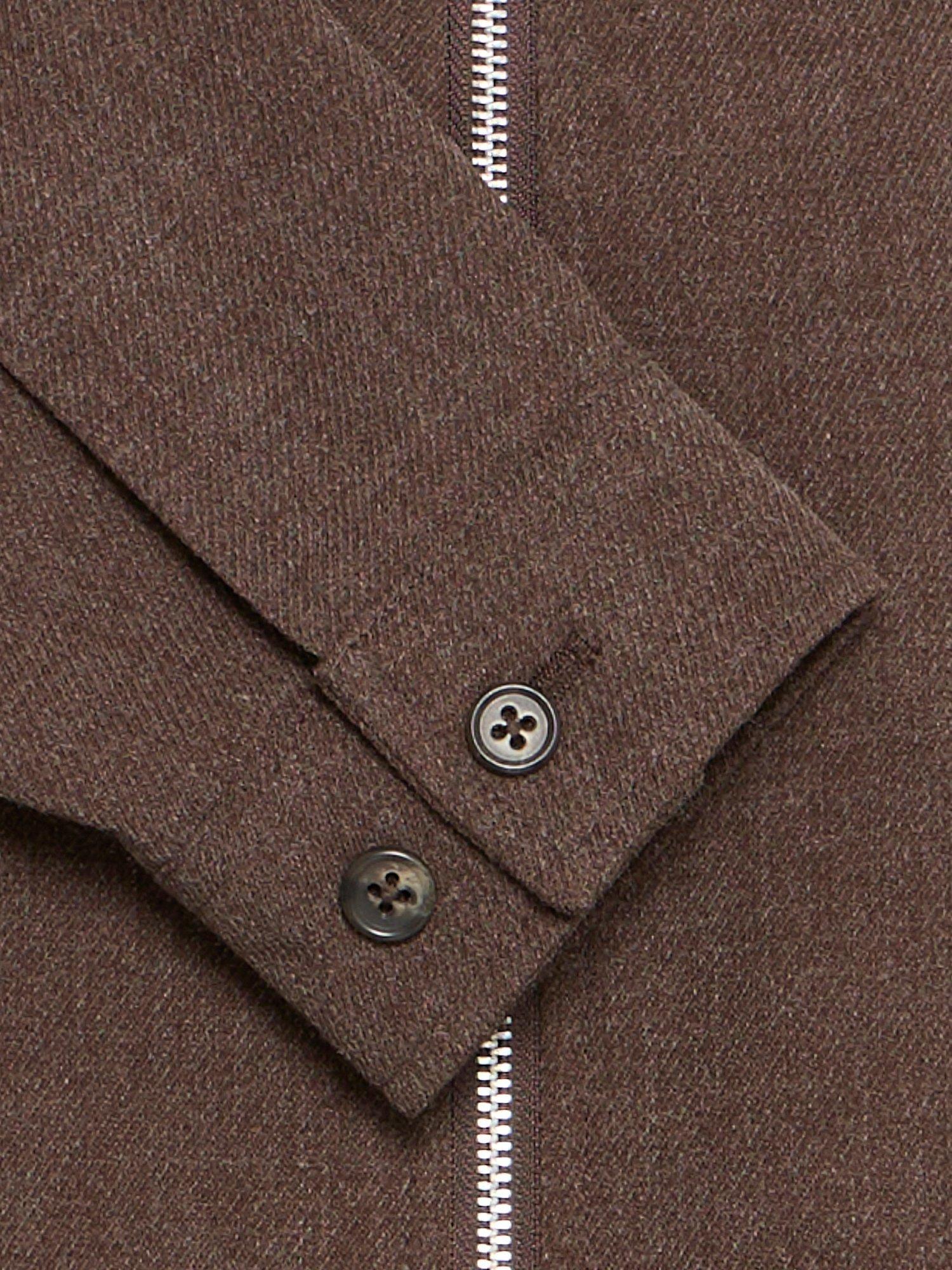 Product image 7 of 7, which shows Casual Friday Charles Melange Lightweight Shacket, Demitasse Melange, S