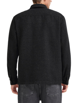Casual Friday Hagel Wool Blend Heavyweight Overshirt, Black - view 2, Black