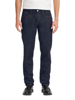 Casual Friday Karup Regular Fit Selvedge Denim Jeans, Unwashed Blue Denim, Unwashed Blue Denim