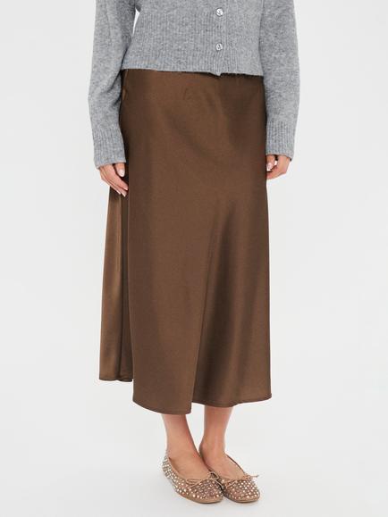 Saint Tropez Lodisa Midi Skirt, Fondue Fudge, Fondue Fudge