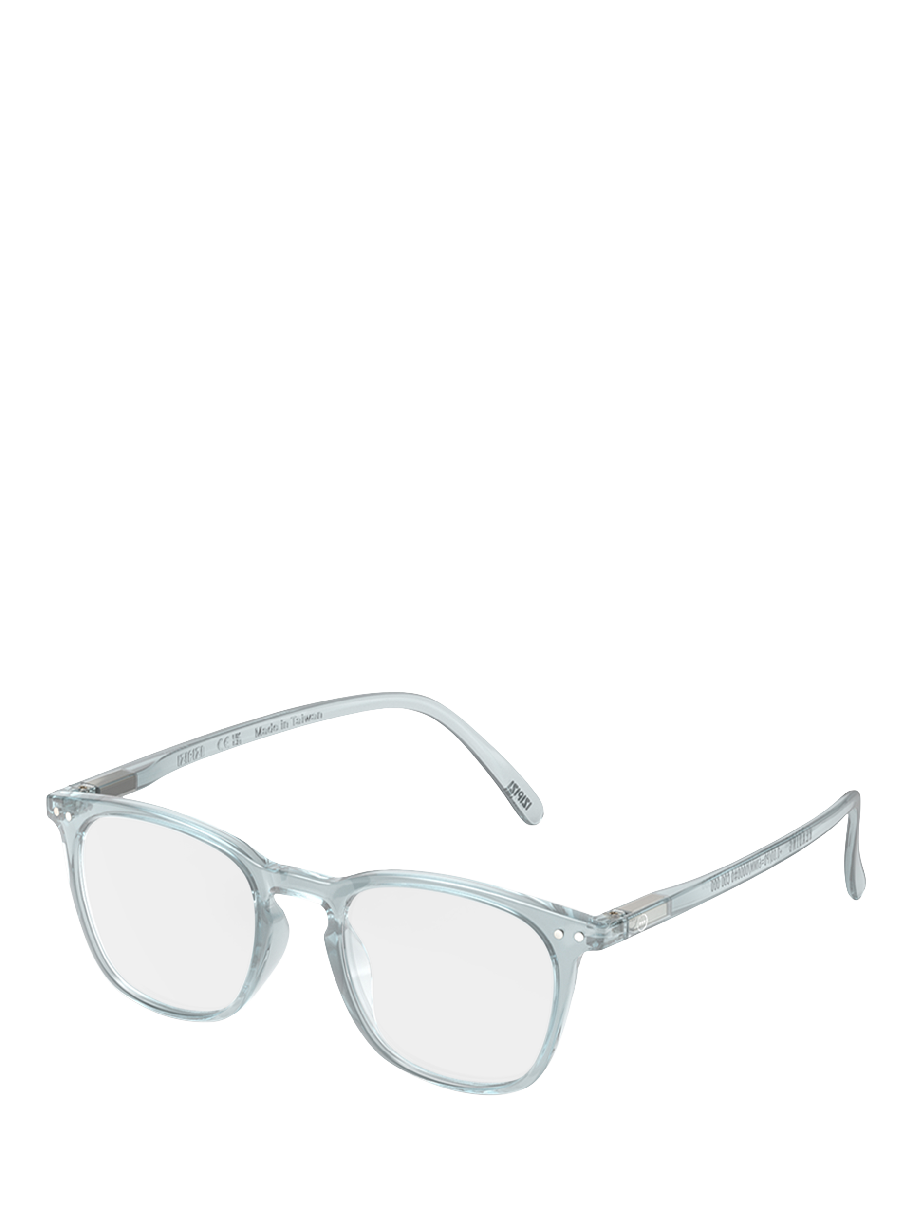 Product image 2 of 5, which shows IZIPIZI Crystal Reading Glasses, Frozen Blue, +1