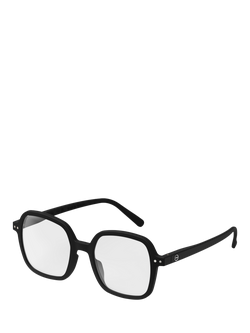 IZIPIZI Office Oversized Square Reading Glasses, Black - view 2, Black