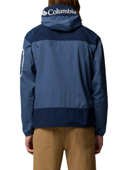 Columbia Challenger Men's Windbreaker Jacket, Dark Mountain/Navy - view 2, Dark Mountain / Navy