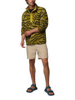 Columbia Helvetia II Men's Half-Snap Button Fleece, Mossy Green - view 2, Mossy Green