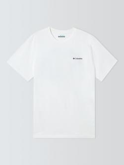 Columbia Outdoor Back Graphic T-Shirt, Scoped View, White, Scoped View