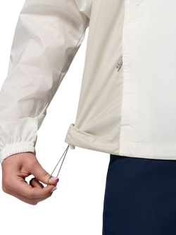 Columbia Crested Canyon Women's Water Repellent Windbreaker Jacket, Sea Salt/Stone - view 2, Sea Salt / Stone