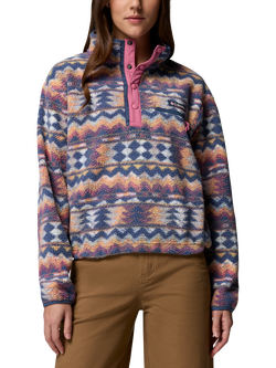 Columbia Helvetia II Cropped Sherpa Fleece, Sea Salt/Retrotree, Sea Salt, Retrotree