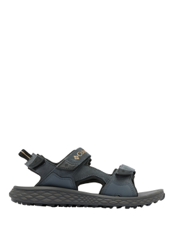 Columbia Konos Hiker Three Strap Sandals, Black, Graphite, Black