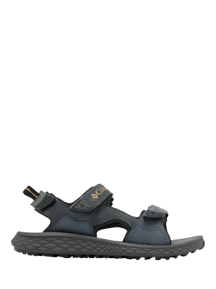 Columbia Konos Hiker Three Strap Sandals, Black, Graphite, Black