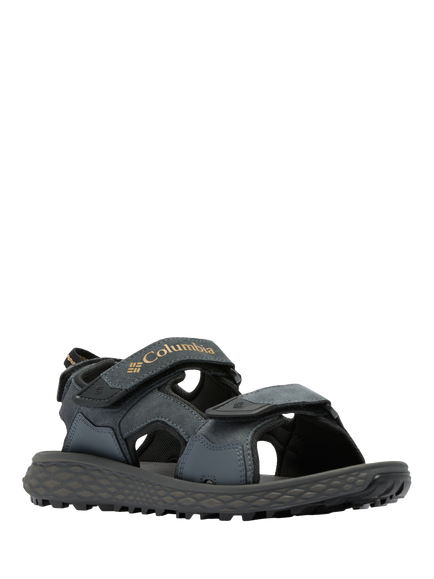 Columbia Konos Hiker Three Strap Sandals, Black - view 2, Graphite, Black
