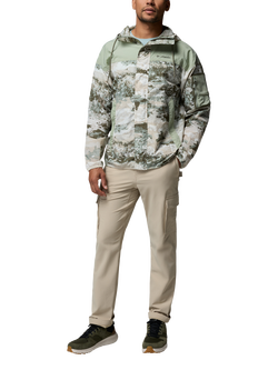 Columbia Challenger II Men's Rain Resistant Windbreaker Jacket, Safari Fieldaze - view 2, Safari Fieldaze