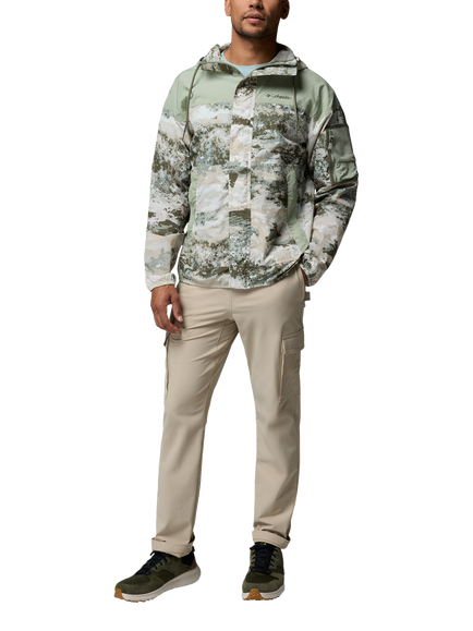 Columbia Challenger II Men's Rain Resistant Windbreaker Jacket, Safari Fieldaze - view 2, Safari Fieldaze