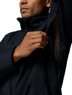 Columbia Men's Trailborne 2.5L Packable Waterproof Hooded Jacket - view 2, Black