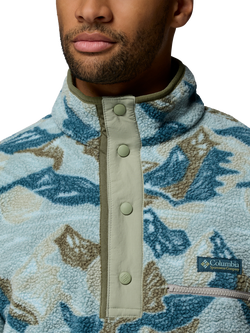 Columbia Helvetia II Men's Half-Snap Button Fleece, Light Green - view 2, Light Green