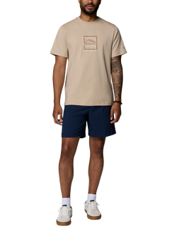 Columbia Cotton Seasonal Graphic T-Shirt, Ancient Fossil, Ancient Fossil