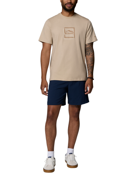 Columbia Cotton Seasonal Graphic T-Shirt, Ancient Fossil, Ancient Fossil