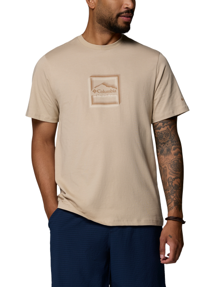 Columbia Cotton Seasonal Graphic T-Shirt, Ancient Fossil - view 2, Ancient Fossil