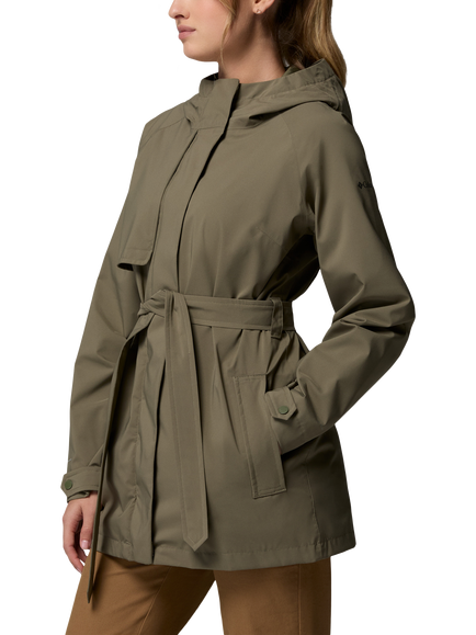 Columbia Altbound II Women's Waterproof Belted Jacket, Stone Green, Stone Green