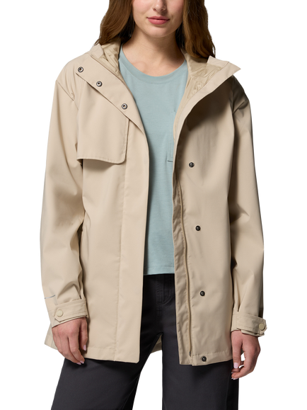 Columbia Altbound II Women's Waterproof Belted Jacket, Ancient Fossil, Ancient Fossil