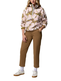 Columbia Helvetia II Cropped Sherpa Fleece, Pink/Florascope, Pink / Florascope