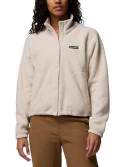 Columbia Jasper Ribbed Pebbled Fleece Jacket, Dark Stone, Dark Stone