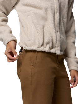 Columbia Jasper Ribbed Pebbled Fleece Jacket, Dark Stone - view 2, Dark Stone