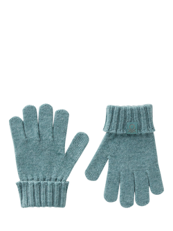 Benetton Kids' Wool Blend Knit Gloves, Green