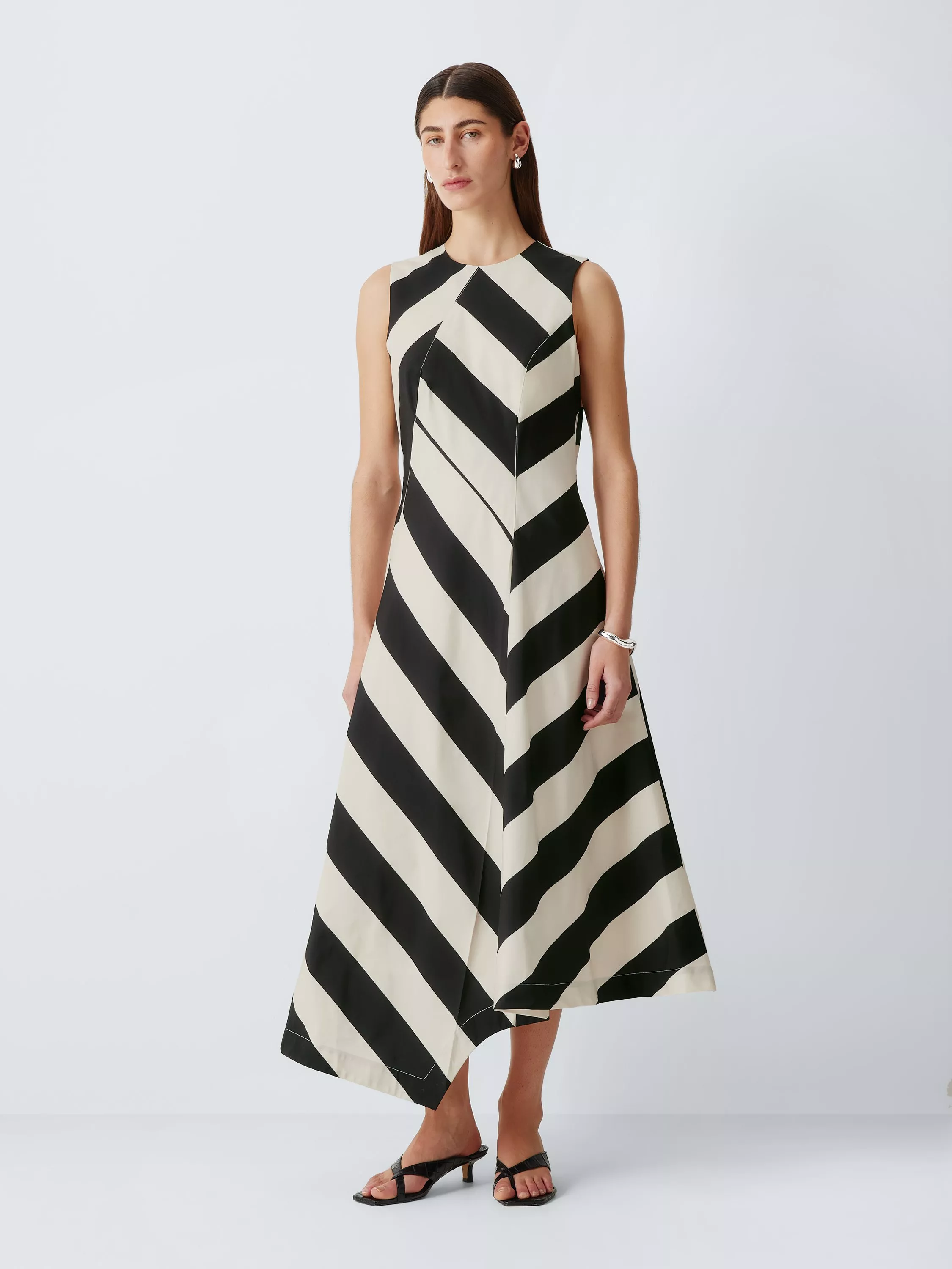 Women's Dresses - Stripe, Black | John Lewis & Partners