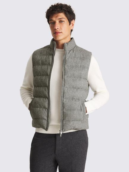 Moss Gilet, Grey, Grey