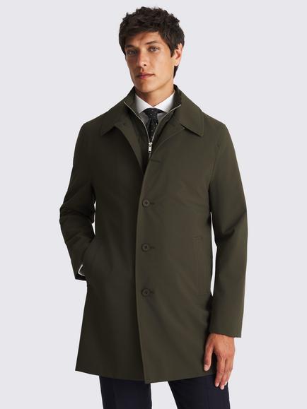 Moss Raincoat With Insert, Khaki