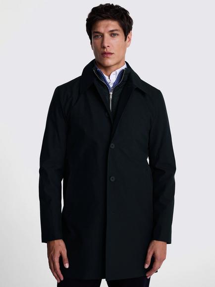 Moss Raincoat With Insert, Blue