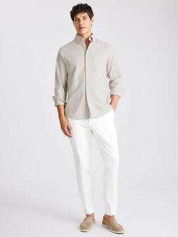 Moss Washed Oxford Shirt - view 2, Off White