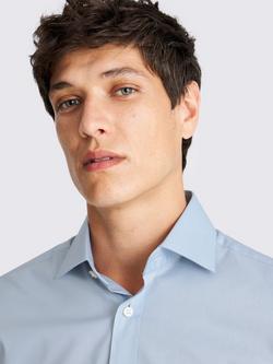 Moss Regular Fit Stretch Shirt - view 2, Sky