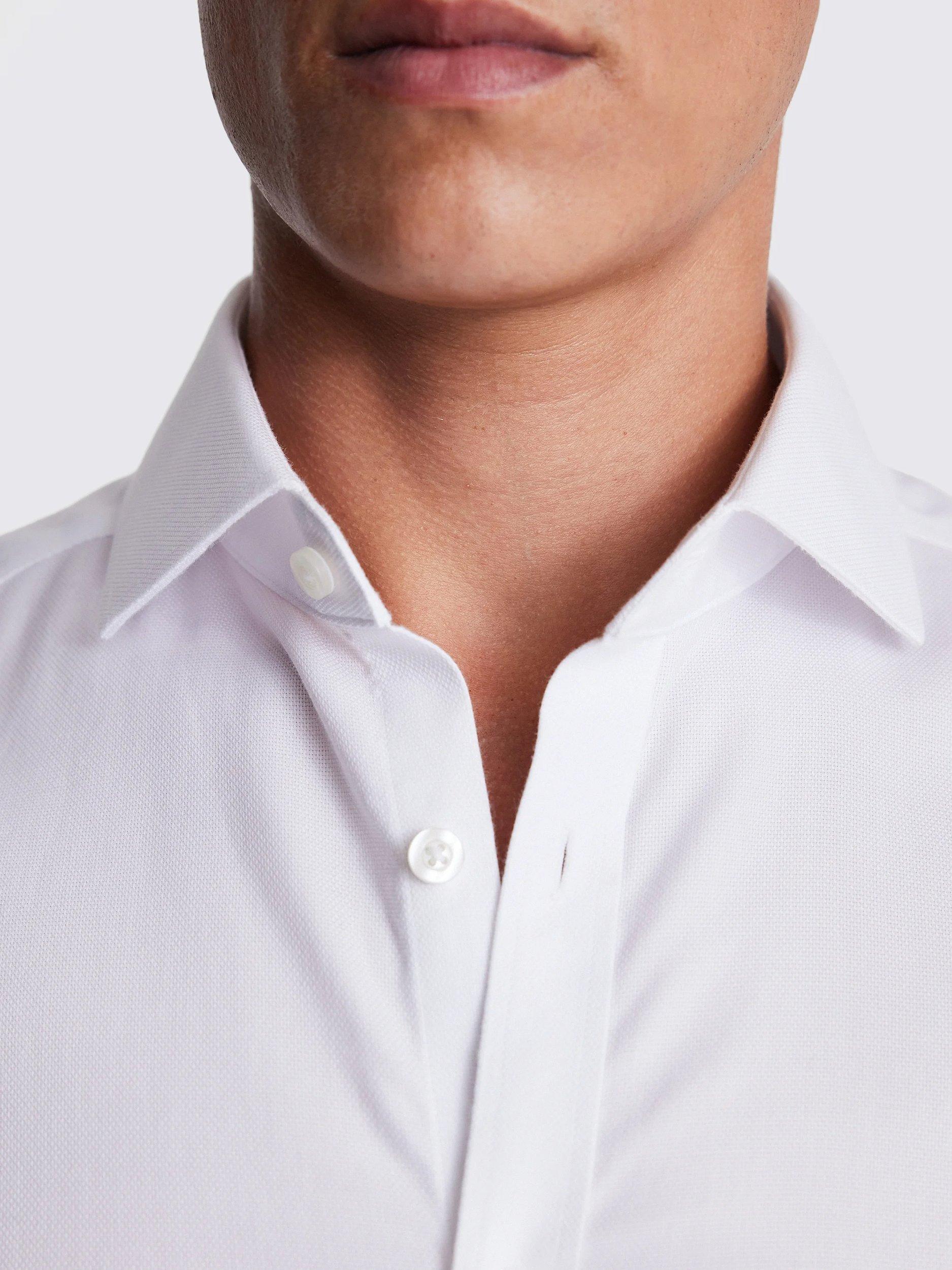 Product image 2 of 4, which shows Moss Slim Royal 2 Shirt, White, 13.5