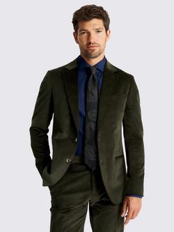 Moss Tailored Fit Cotton Blend Corduroy Suit Jacket, Green, Green