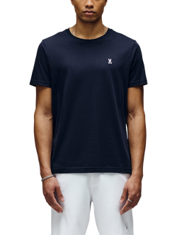 Psycho Bunny Classic Logo Crew Neck Pima Cotton T-Shirt, Navy, Navy
